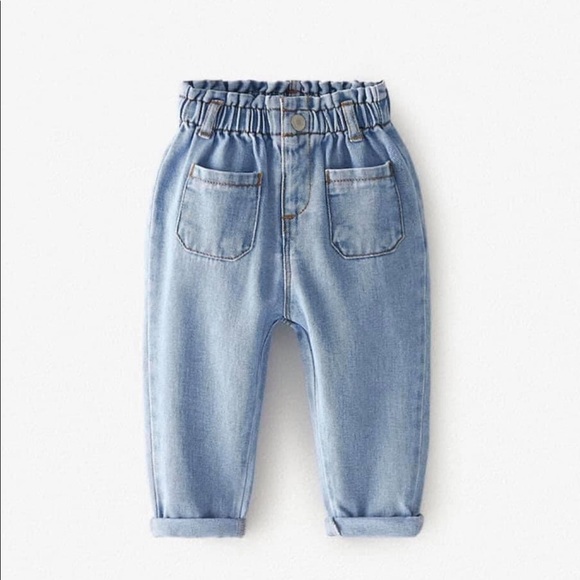 Zara PaperBag Jeans - Picture 1 of 5